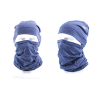 Bonnet léger 100 % laine mérinos ultra-fine, respirant, avec logo réfléchissant, unisexe, coupe-vent, pour le ski, les activités de plein air et les voyages