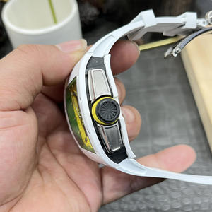 นาฬิกาข้อมือผู้ชาย YRM61-01 เซรามิกสีขาว ขนาด 51 มม. * 42 มม. * 15 มม. พร้อมกลไกอัตโนมัติแบบปรับแต่งได้ - Product Image 3