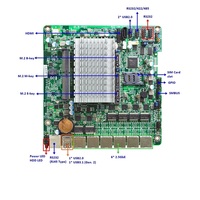 Carte mère Mini-ITX Jetway MI05-0X, processeur Intel Celeron J6412, chipset Intel SoC Elkhart Lake, TDP 10W, 64 Go de mémoire embarquée, EMMC, TPM 2.0
