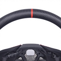Volant de voiture LED en fibre de carbone mat pour Lamborghini Gallrado Urus Aventador Huracan