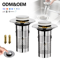 Bathroom <strong>Sink</strong> Drainer Stopper Drain <strong>Strainer</strong> with Hair Catcher Toilet Basin Floor Drain 304 Stainless Steel <strong>Strainer</strong> Basket