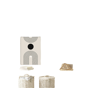 Quadri Astratti <span class=keywords><strong>Matisse</strong></span> Zen Asiatico Line Art Foglie Boho Poster Neri Beige Stampe su Legno Stampa da Parete Starlights Matrimonio Soggiorno - Product Image 1