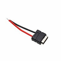 Connecteur de montage sur panneau femelle étanche USB Type C 2 broches câble de connecteur femelle Usb c pour équipement électrique