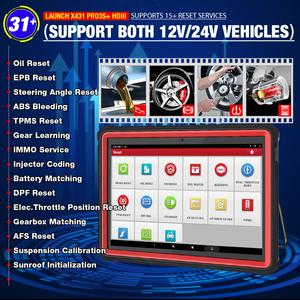 Outil automobile X-431 PRO3S+ HDIII pour système complet, compatible camions poids lourds 12V/24V, stockage 32 Go, X-431 PRO3S+ HDIII, X-431 P - Product Image 4