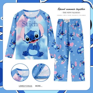 Vente en gros transfrontalière : Pyjama en polyester à manches longues, fin, imprimé dessin animé, thème Chasseur de sorcières, Printemps Automne, pour la maison - Product Image 4