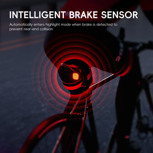 Feux arrière <span class=keywords><strong>de</strong></span> vélo personnalisés <span class=keywords><strong>de</strong></span> marque CY180, synchronisation d'équipe, clignotants, télécommande sans fil, avertissement, expression cycliste - Product Image 2