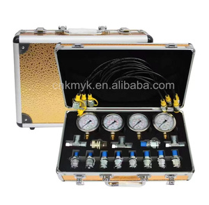 <strong>Hydraulic</strong> Pressure Gauge Kit for Excavator Construction Machinery Parts test Hose test Tool Kit - Product Image 3