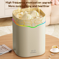 USB 2000ml Volcano Flamme Diffuseur Aroma Humidificateur avec Veilleuse 3-Spray Cool Mist Colorful Fire Effect pour Aromathérapie