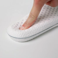 Vente chaude sport confort semelles 4D personnalisé absorbant les chocs course respirant Latex Tpu mousse chaussure semelle
