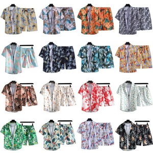 เทศกาลสงกรานต์ของประเทศไทย วันหยุดชายหาด ฤดูร้อน เสื้อเชิ้ตแขนสั้นพิมพ์ลายดอกไม้สไตล์วินเทจสำหรับผู้ชาย ไซส์ใหญ่ 5xl รุ่น 232 - Product Image 4