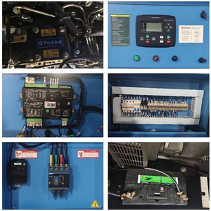 <span class=keywords><strong>G</strong></span>énérateur Perkins 100 kVA 80 kW, groupe électrogène 110 kVA 88 kW, modèle 1104C, insonorisé, triphasé, 50 Hz, avec ATS, à vendre - Product Image 6