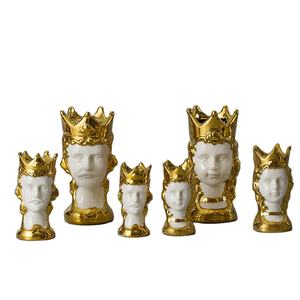 Decorazioni per la casa personalizzate fatte a mano testa siciliana nella decorazione creativa nordica del <span class=keywords><strong>vaso</strong></span> - Product Image 1