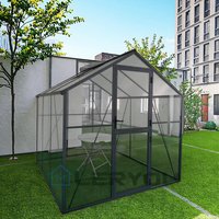 Kit de serre modulaire UltraGuard All-Weather Shield Assemblage sans outil Panneaux PC UV modernes pour arrière-cour urbaine extensible pour la maison