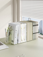 Bibliothèque simple en plastique transparent avec étagère de lecture fixe et rangement de livres Bureau de séparation d'artefact de salon