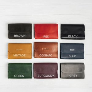 Leather <b>Makeup</b> Bag, Personalized Cosmetic Bag, Travel <b>Makeup</b> Bag, Women's Toiletry Bag, Cosmetic Sleeve <b>Case</b>, - Product Image 6