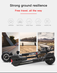 Patinete eléctrico de 2 ruedas para adultos, patinete eléctrico plegable de 48V, electrónico, unisex, <span class=keywords><strong>NANROBOT</strong></span>, patinete de dos ruedas X4 de 8 pulgadas - Product Image 3