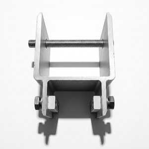 Conector de unión de vigas principales de aluminio para paneles fotovoltaicos, con kit completo de accesorios de fijación de acero inoxidable para techos solares, cocheras y montajes en suelo. - Product Image 2
