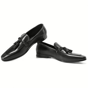 Zapatos de Hombre de Talla Grande de Cuero PU, Modernos, de Vestir, Estilo Británico, Transpirables, con Aumento de Altura Interior, Punta Redonda - Product Image 4