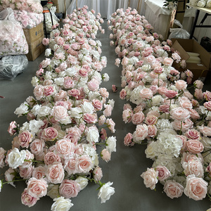 IFG - <span class=keywords><strong>Caminos</strong></span> <span class=keywords><strong>de</strong></span> <span class=keywords><strong>Mesa</strong></span> con Arreglos Florales en Blanco y Rosa para Decoración <span class=keywords><strong>de</strong></span> Bodas, Gran Venta - Product Image 3