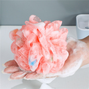 Esponja de baño grande, estropajo de espalda de nailon de colores, esponja de baño tipo flor con textura gelatinosa, 30g, productos de baño. - Product Image 3