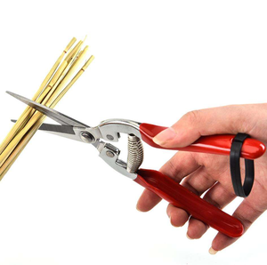 Tijeras de Podar Profesionales de Acero Inoxidable Rectas de 8' (20cm) con Mango de Agarre Suave, Herramienta Industrial Personalizable para Manzanos - Product Image 5