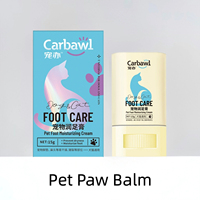 Baume écologique pour pattes d'animaux – Soin des griffes pour chats et chiens – Cire naturelle apaisante à base de formule brute, sèche et rugueuse