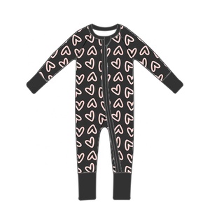 Ropa Infantil con Estampado de Amor, Serie de Fibra de Bambú, Ropa Cómoda para Bebés, Serie Personalizable con Estampado - Product Image 3