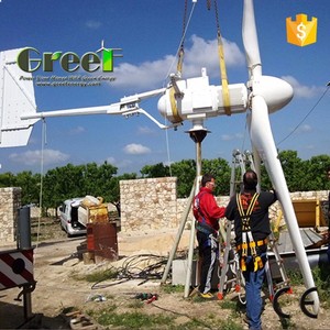 Sistema Híbrido Eólico Solar de 30KW con Aerogenerador de Eje Horizontal - Product Image 2