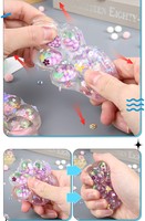Jouet anti-stress en forme de patte de chat en cristal, style gelée fruitée, mignon, souple en TPR, cadeau de bureau, vente en gros