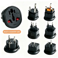 Adaptateur de voyage universel multi-prises US UK AU CN KR EU, convertisseur de prise électrique pour la conversion des prises murales domestiques