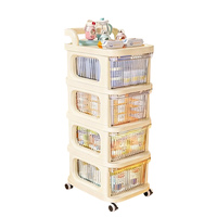 Chariot de rangement pour couches de bébé, en plastique, avec tiroirs mobiles, chariot de rangement roulant pour la chambre d'enfant, la chambre à coucher