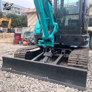 รถขุดขนาดเล็ก Kobelco55 มือสอง 5 ตัน บุ้งกี๋ 0.2 ลบ.ม. ของแท้จากญี่ปุ่น รถขุดก่อสร้างขนาดเล็ก ชั่วโมงการใช้งานต่ำ สภาพดี - Product Image 3