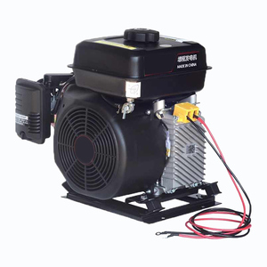 เครื่องขยายระยะทางรถยนต์แบบใหม่ เครื่องกำเนิดไฟฟ้าเบนซิน 5-7KW 48V/60V/72V ระบบปรับความถี่อัตโนมัติ ฉนวนกันความร้อนระดับ F รับประกัน 1 ปี - Product Image 1