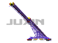 Convoyeur Radial Empileur JUXIN Robuste 500-3000t/h avec Garantie de 1,5 An pour la Manutention de Sable et Aggregats sur Chantier de Construction