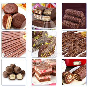 <span class=keywords><strong>Machine</strong></span> à enrober le <span class=keywords><strong>chocolat</strong></span> OCENA avec tunnel de refroidissement pour la tempérance et la glaçage des confiseries - Product Image 6