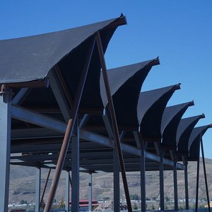 Tùy Chỉnh Nhà Máy Thiết Kế Pvdf Mưa Nơi Trú Ẩn Lều Cảnh Quan Cảnh Quan Xây Dựng Kéo Dài Cấu Trúc Màng Tán Công Viên Khách Sạn Trường - Product Image 1