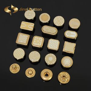 Jinyi Nút Nhà Sản Xuất 12Mm Kẽm Hợp Kim Biểu Tượng Mô Hình Tùy Chỉnh Vàng Nút Chất Lượng Cao Hồi Giáo Quần Áo Áo Sơ Mi Kim Loại Snap Nút - Product Image 1