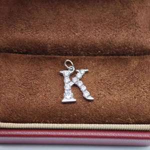 Collier avec pendentif lettre en argent 925 classique UM Jewelry pour femmes, enfants, anniversaires, mariages et occasions de fête - Product Image 6