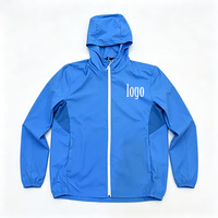 Veste décontractée pour homme, à séchage rapide, respirante, légère, avec capuche et manches amples, idéale pour la course et l'entraînement.