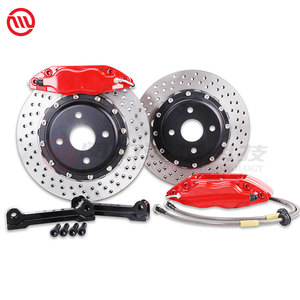 Sistema de frenos de Venta caliente para CP 7600 4 Pot Big Brake Kit para <span class=keywords><strong>Civic</strong></span> Accord Fit GK5 City Odssey para ruedas de 15 ''16'' - Product Image 3
