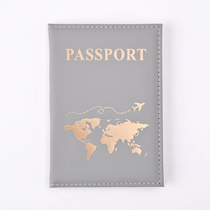 Funda para <span class=keywords><strong>pasaporte</strong></span> de viaje de cuero PU con logotipo personalizado, soporte para folleto de <span class=keywords><strong>pasaporte</strong></span> de estilo de negocios personalizado, caramelo también para tarjeta de visita - Product Image 5