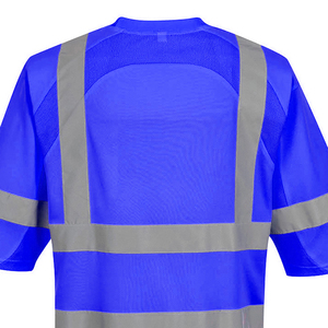 Camisa de Seguridad de Alta Visibilidad para Hombre, Color Naranja Fluorescente, Certificada ANSI/ISEA 107, Cinta Reflectante, 100% Poliéster, para Trabajadores en Carreteras - Product Image 6