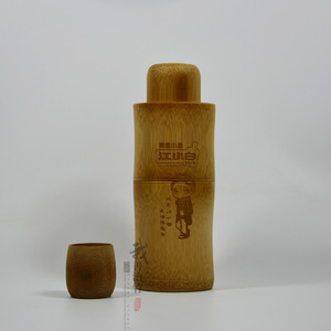Bamboo Wine Bottle 7.5-8.5*26 Cartoon Design For Wine Packaging - Product Image 4