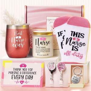 Fun Lady Gift Box for School Nurse Students RN Nurse Practitioner Thank You Gift Basket for Nurse Christmas Gifts Wholesale Set - Product Image 2