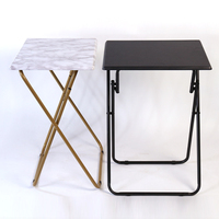 Table de chevet pliante, petite table à manger, famille, bureau simple, plateau de télévision