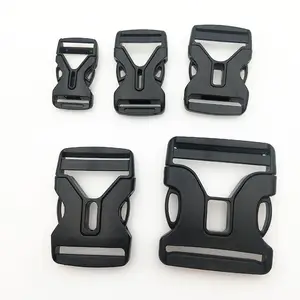 Manufacturer wholesale 20mm 25mm 32mm 38mm 52mm beautiful Y shape black quick release plastic buckle for backpack