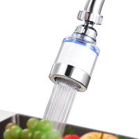 Wasserhahn-Spritzschutz mit Druckerhöhung, 360° drehbarer Filter, universeller Küchenbelüfter, erweiterter wassersparender Aufsatz, modern
