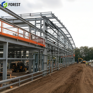 Estructura de Acero Industrial para Almacenes y Plantas de Manufactura, Fabricación de Estructuras Metálicas Resistentes a la Corrosión - Product Image 1