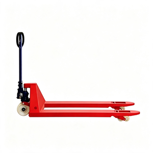 Chariot à palettes hydraulique manuel, transpalette manuel 5500 lb avec châssis en acier, roues en PU, levier 3 en 1, atelier, entrepôt pour garage - Product Image 5