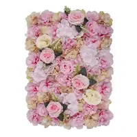 Hp-136 atacado interno casamento decorativo peônia artificial rosa de seda parede flores painel de fundo